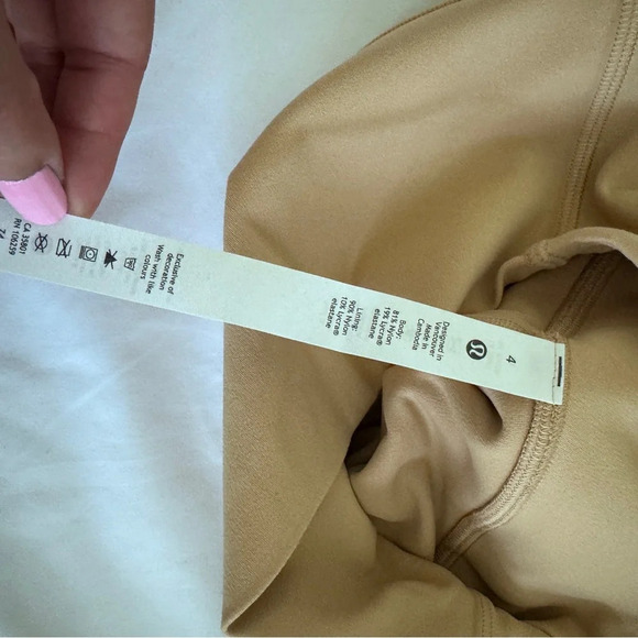 🆕🧡 Lululemon Nulu High Rise Yoga Crop 23” - Pecan Tan - Picture 9 of 12